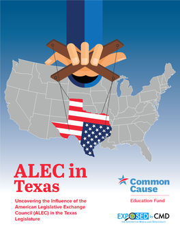 "ALEC in Texas" Report