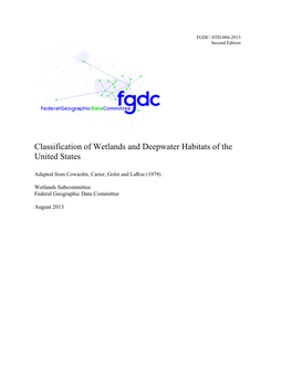 Classification of Wetlands and Deepwater Habitats of the United States