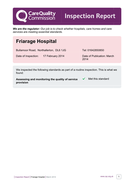 Friarage Hospital