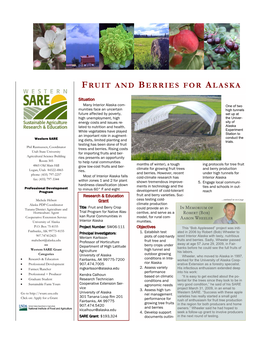 Fruit and Berries for Alaska