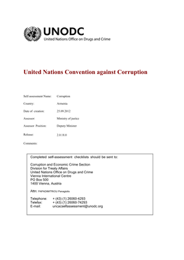 United Nations Convention Against Corruption