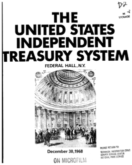 The United States Independent Reasury System