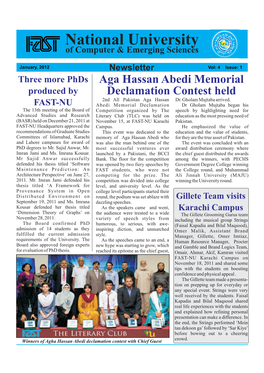 Aga Hassan Abedi Memorial Declamation Contest Held