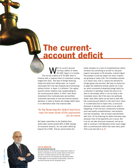 Account Deficit