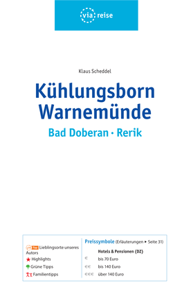 Kühlungsborn Warnemünde Bad Doberan · Rerik