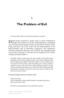 The Problem of Evil