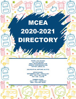 Mcea 2020-2021 Directory