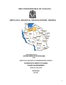 The United Republic of Tanzania Shinyanga
