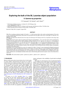 Exploring the Bulk of the BL Lacertae Object Population II