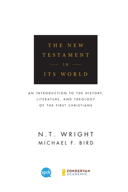 Nt Wright New Testament