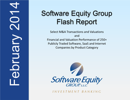 Software Equity Group Flash Report