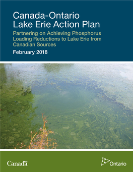 Canada-Ontario Lake Erie Action Plan