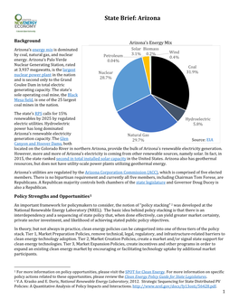 State Brief: Arizona