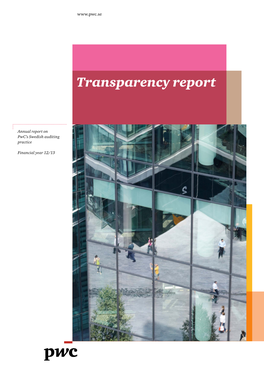 Transparency Report