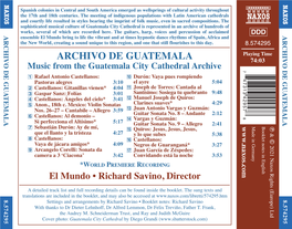 Archivo De Guatemala 74:03