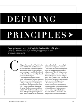 Defining Principles