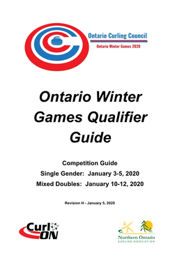 Ontario Winter Games Qualifier Guide