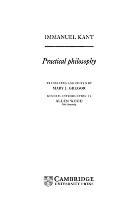 Kant – Antinomy from Critique of Practical Reason