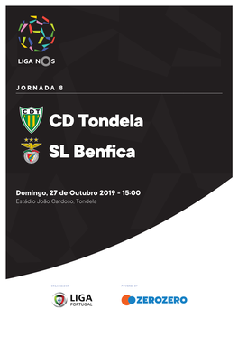 CD Tondela SL Benfica