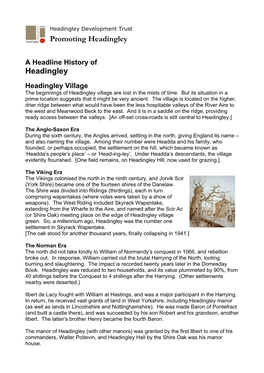 History-Of-Headingley-RT2.Pdf