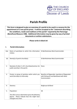 Parish Profile