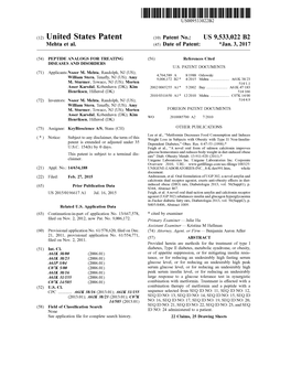 (12) United States Patent (10) Patent No.: US 9,533,022 B2 Mehta Et Al