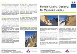 French National Diploma for Mountain Guides