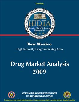 New Mexico High Intensity Drug Trafficking Area Drug Market Analysis 2009