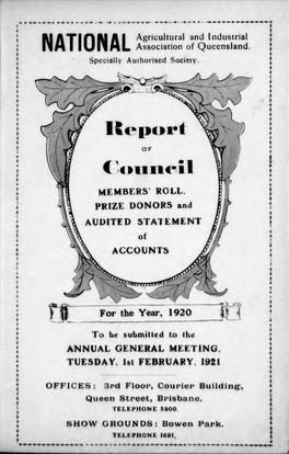1920 Annual Report