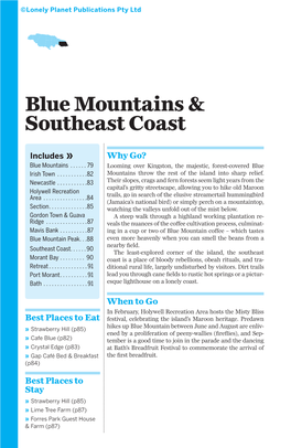 Blue Mountains & Southeast Coast