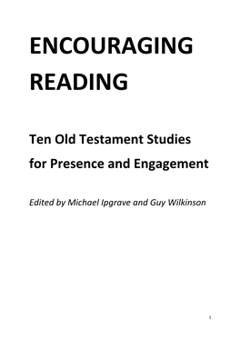 Encouraging Reading