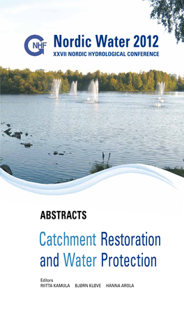 Catchment Restoration and Water Protection