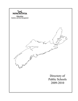 Directory of Schools 2009-2010