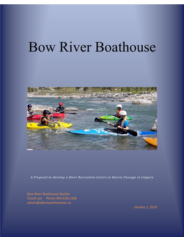 Bow River Boathouse