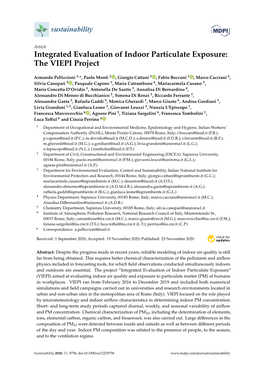 Integrated Evaluation of Indoor Particulate Exposure: the VIEPI Project