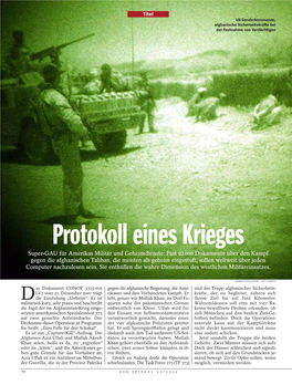 Protokoll Eines Krieges