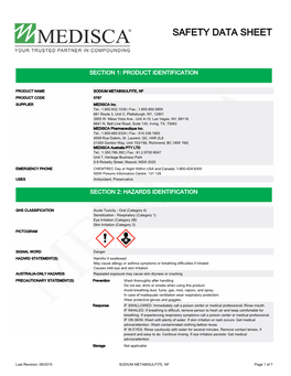 Safety Data Sheet