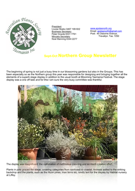 Sept-Oct Newsletter 2019