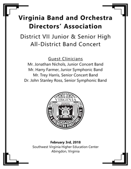 Virginia Band and Orchestra Directors' Association