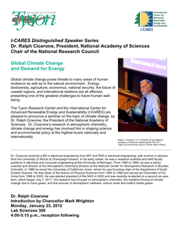 Climate Change Seminar