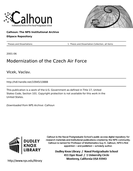 Modernization of the Czech Air Force