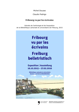 Fribourg Vu Par Les Écrivains