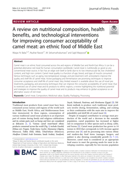A Review on Nutritional Composition, Health