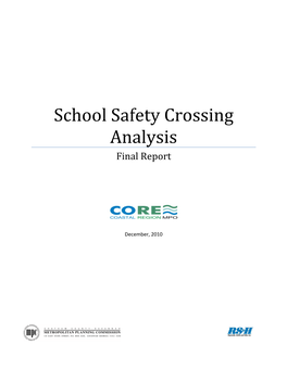 School Safety Crossing Analysis Final Report