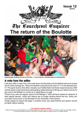 The Courchevel Enquirer the Return of the Boulotte