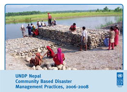 UNDP Nepal Community Based Disaster Management Practices, 2006-2008 Acronyms