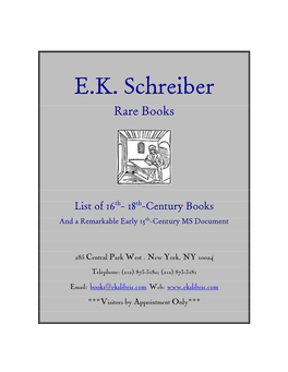 EK Schreiber