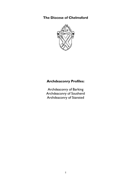 The Diocese of Chelmsford Archdeaconry Profiles