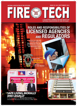 Licensed Agencies and Regulators a Checklist of Laws and Sections Under the Maharashtra Fire Act, Which Licensing Agencies and Regulatory Bodies Must Know