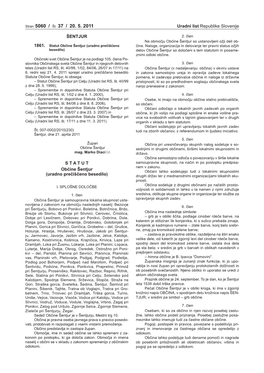 Stran 5060 / Št. 37 / 20. 5. 2011 Uradni List Republike Slovenije